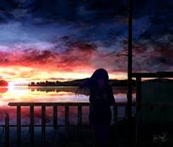 Sunset reflection